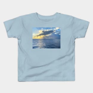 Sunset On the Caribbean Sea Kids T-Shirt